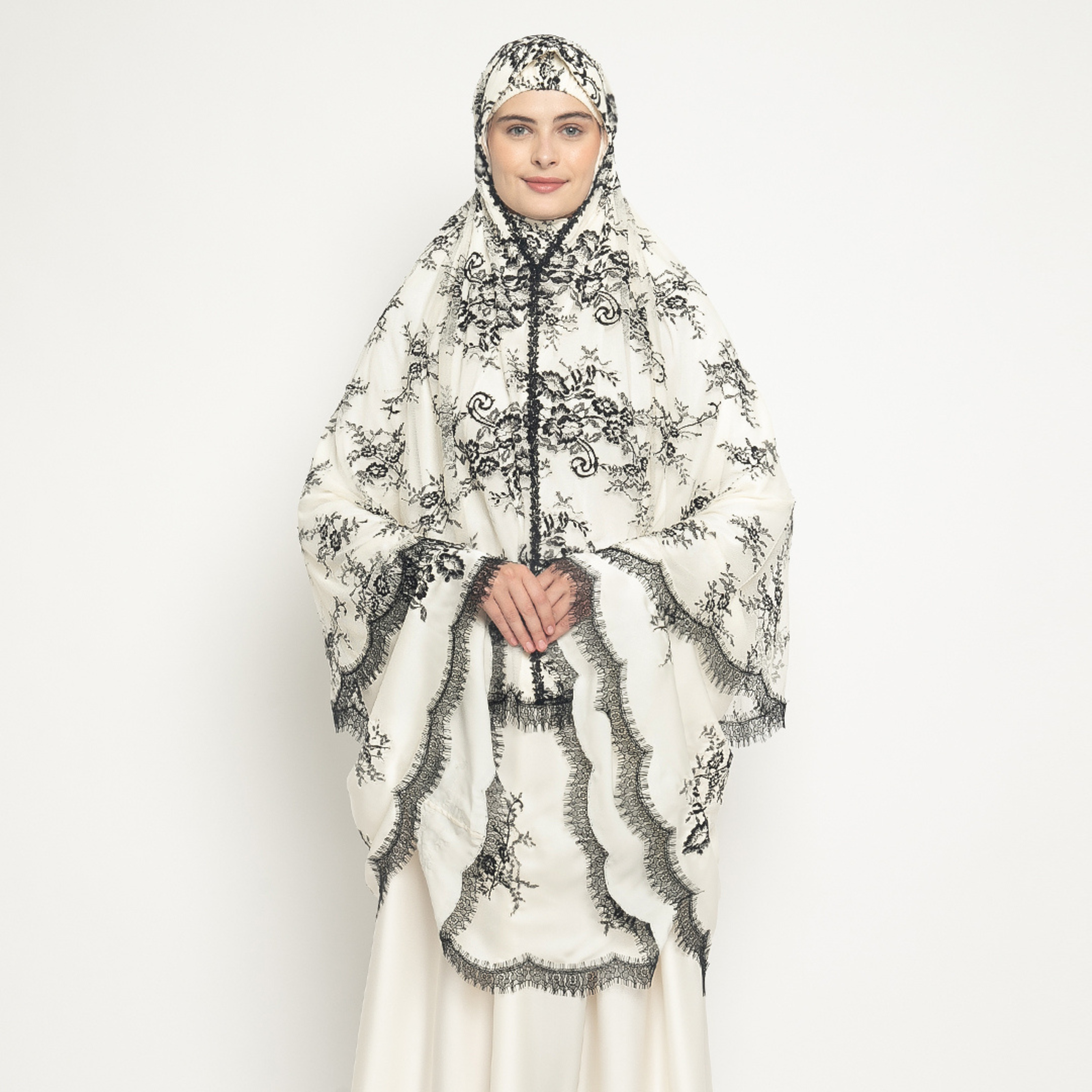 Mukena AIKILA : CHARVI in Ivory