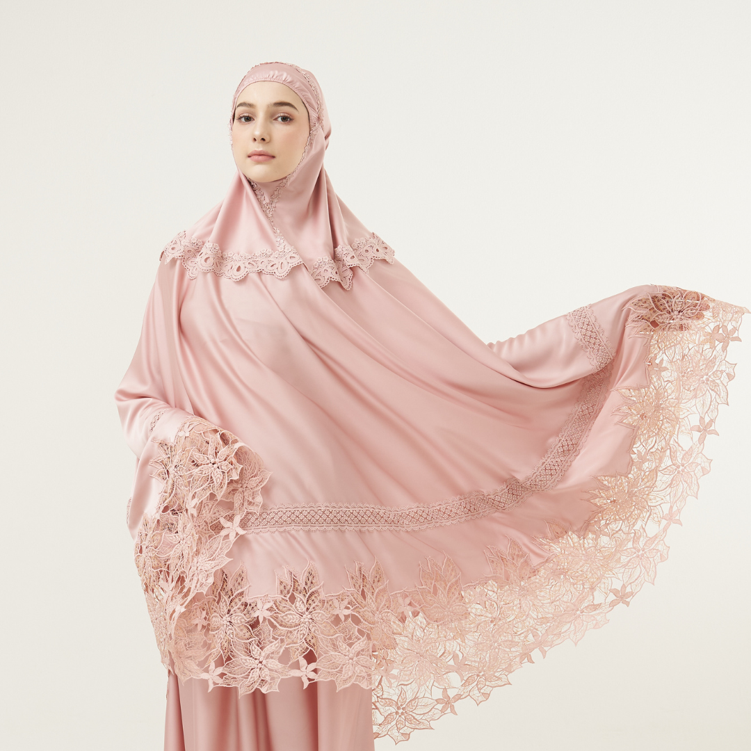 Mukena AIKILA : DAWIYA in Pink (ver.2)