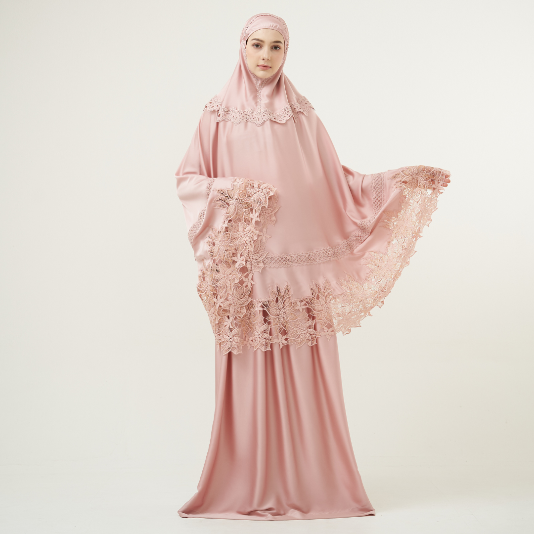 Mukena AIKILA : DAWIYA in Pink (ver.2)