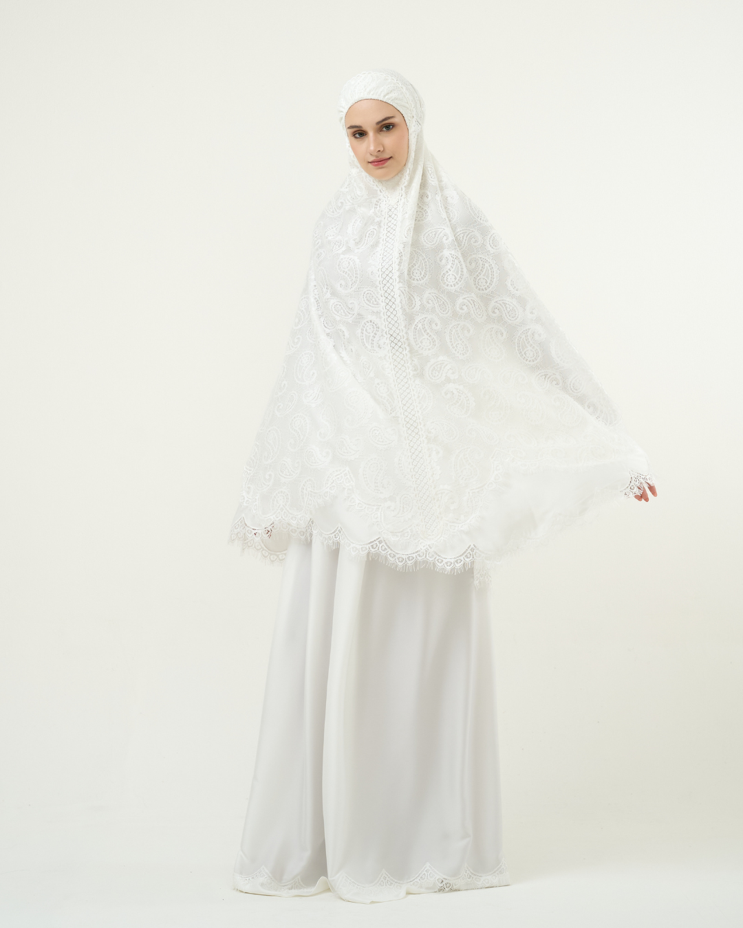 Mukena AIKILA : ELARA in White