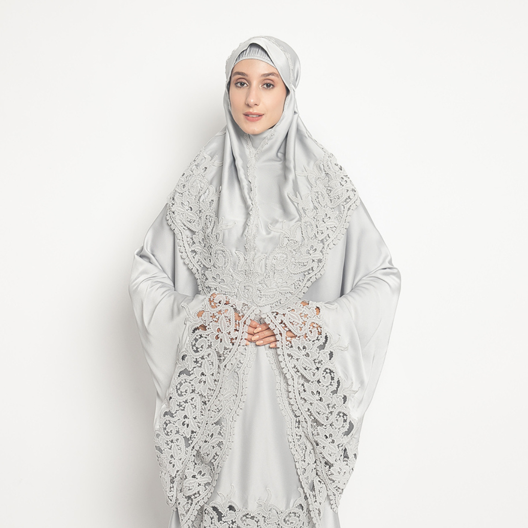 Mukena AIKILA : FAYZA in Grey