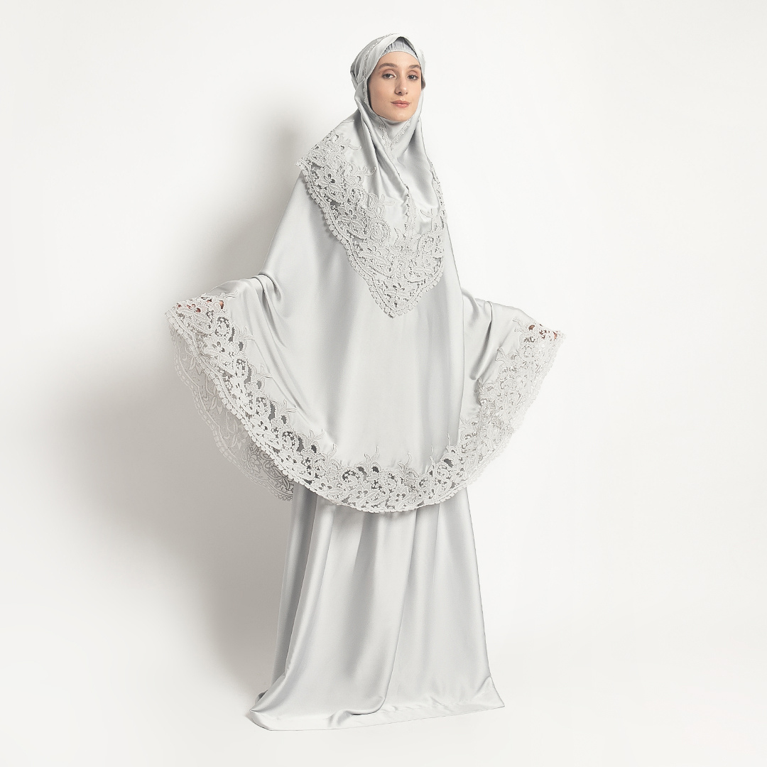 Mukena AIKILA : FAYZA in Grey