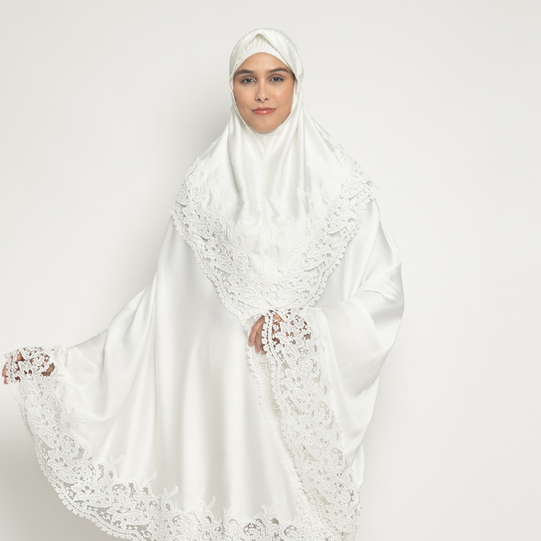 Mukena AIKILA : FAYZA in White