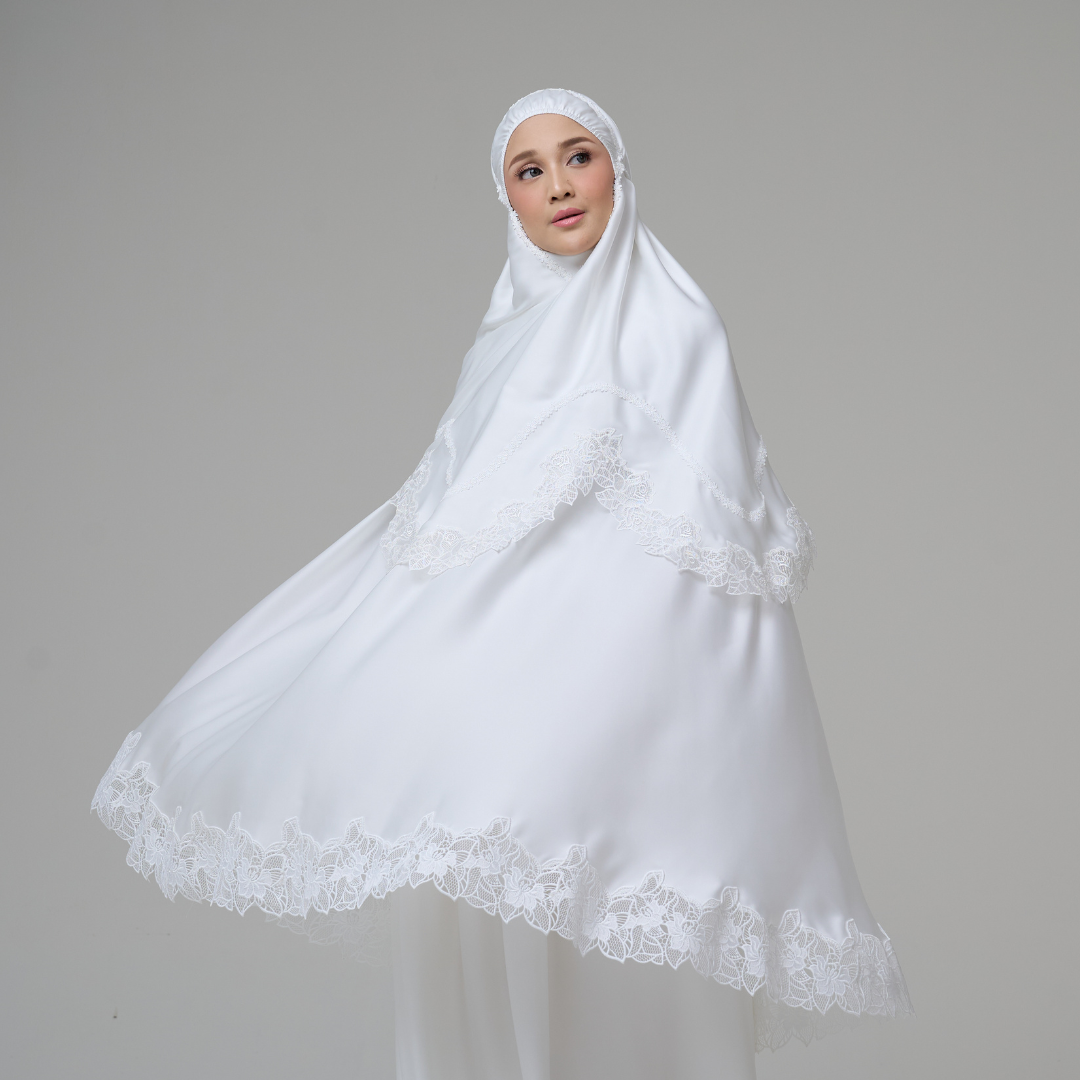 Mukena AIKILA : GHAIZA in White