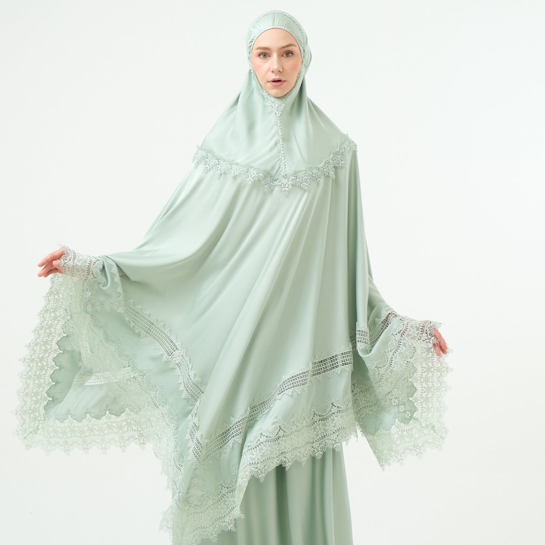 Mukena AIKILA : HASNA in Sage