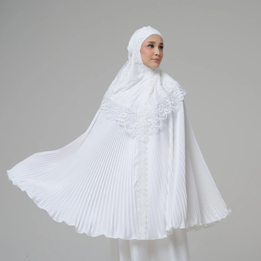 Image of Mukena AIKILA : HURIYA in White