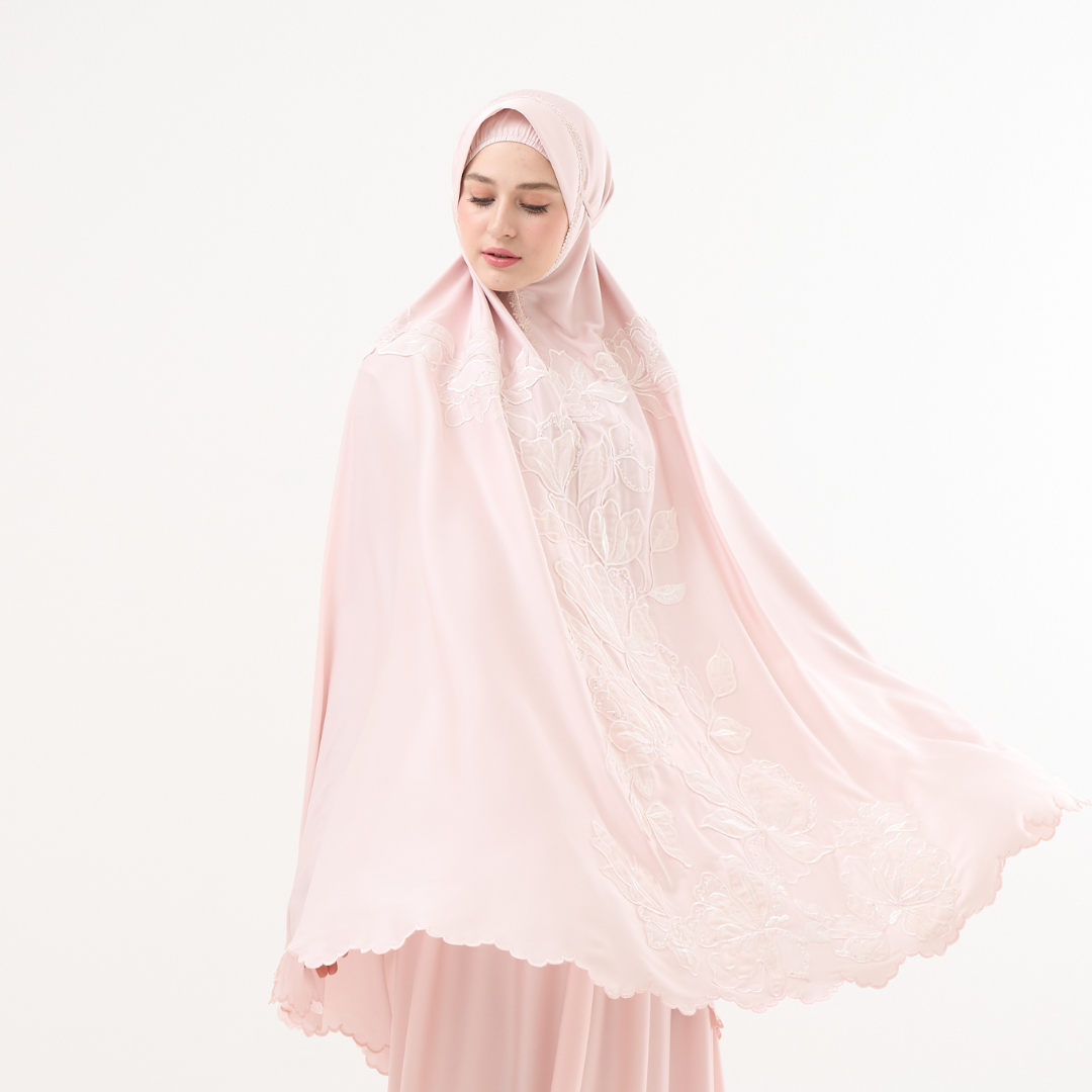 Mukena AIKILA : KAMILA in Baby Pink