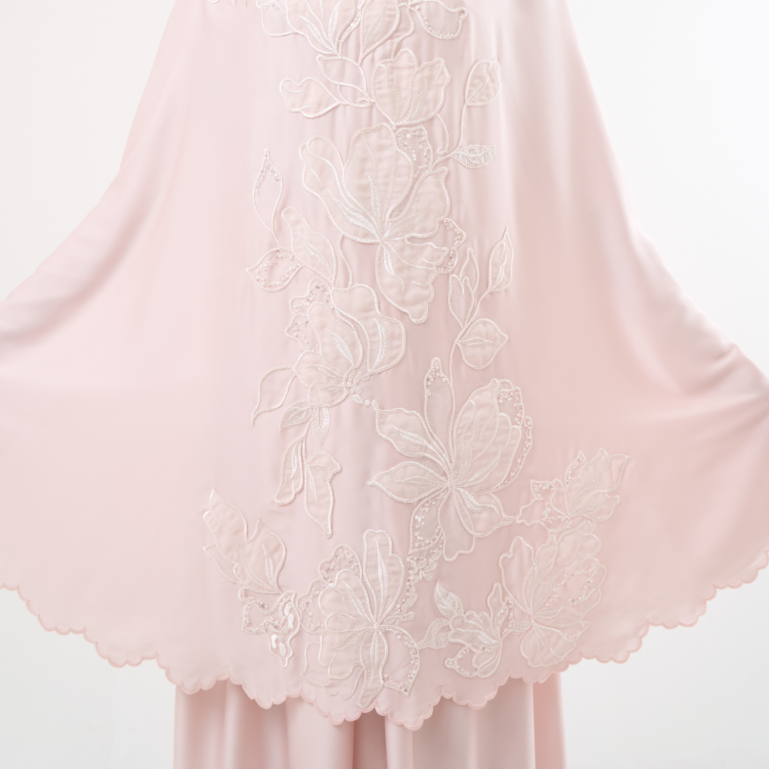 Mukena AIKILA : KAMILA in Baby Pink