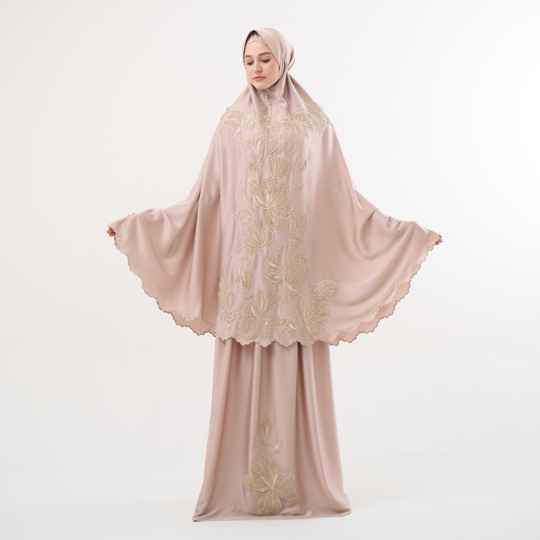 Mukena AIKILA : KAMILA in Hazelnut