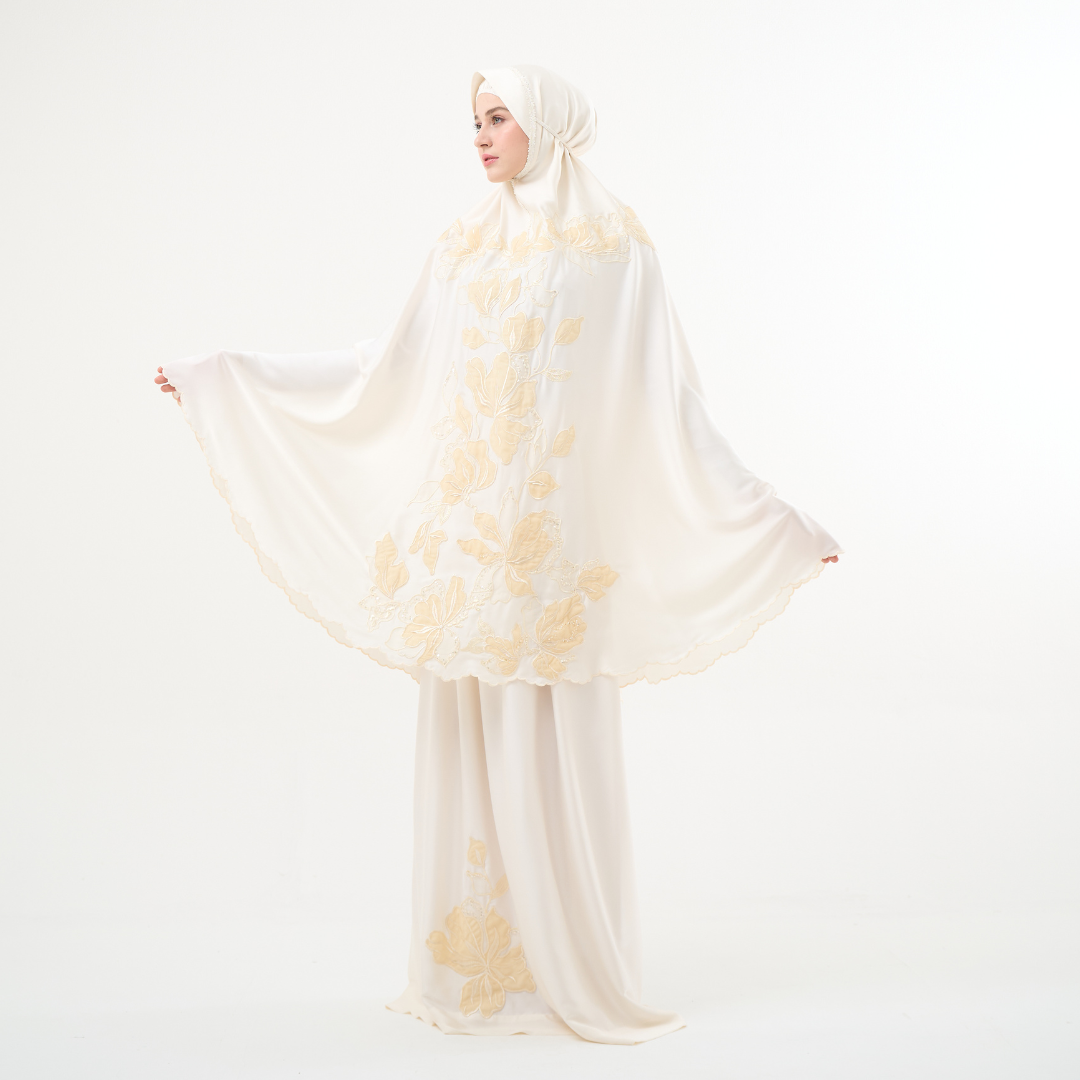 Mukena AIKILA : KAMILA in Ivory