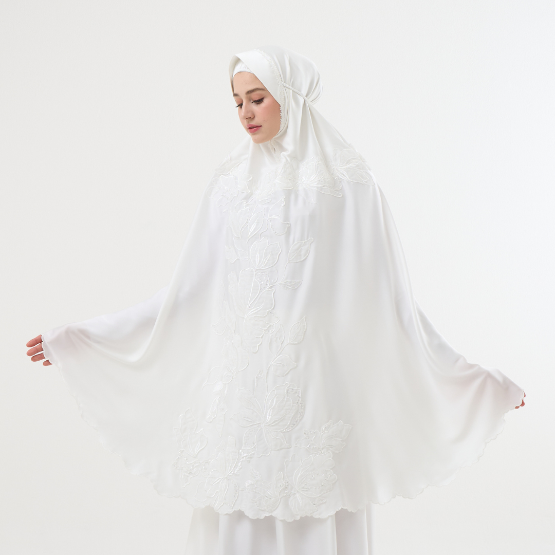 Mukena AIKILA : KAMILA in White
