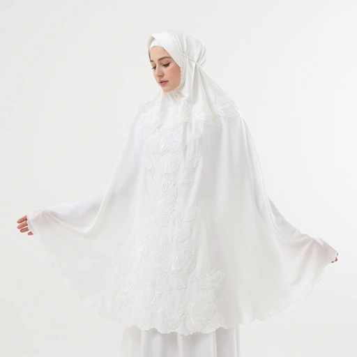 Mukena AIKILA : KAMILA in White