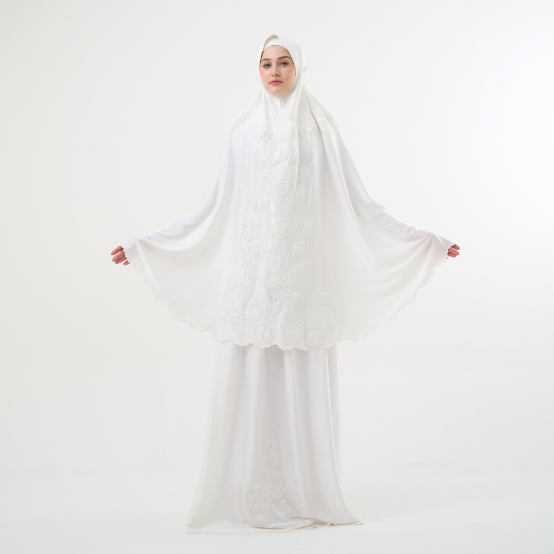 Mukena AIKILA : KAMILA in White