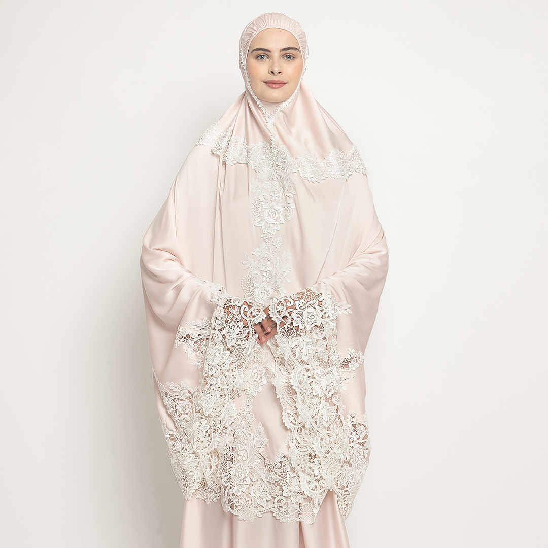 Mukena AIKILA : KHAYRA in Baby Pink
