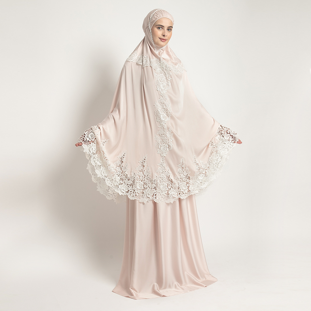 Mukena AIKILA : KHAYRA in Baby Pink