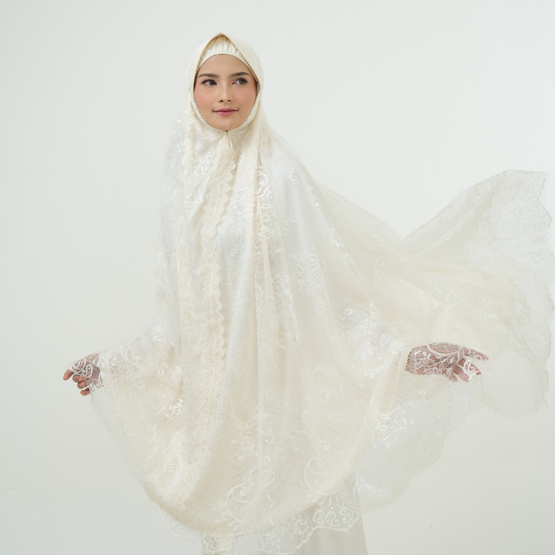 Mukena AIKILA : LAYLA in Ivory