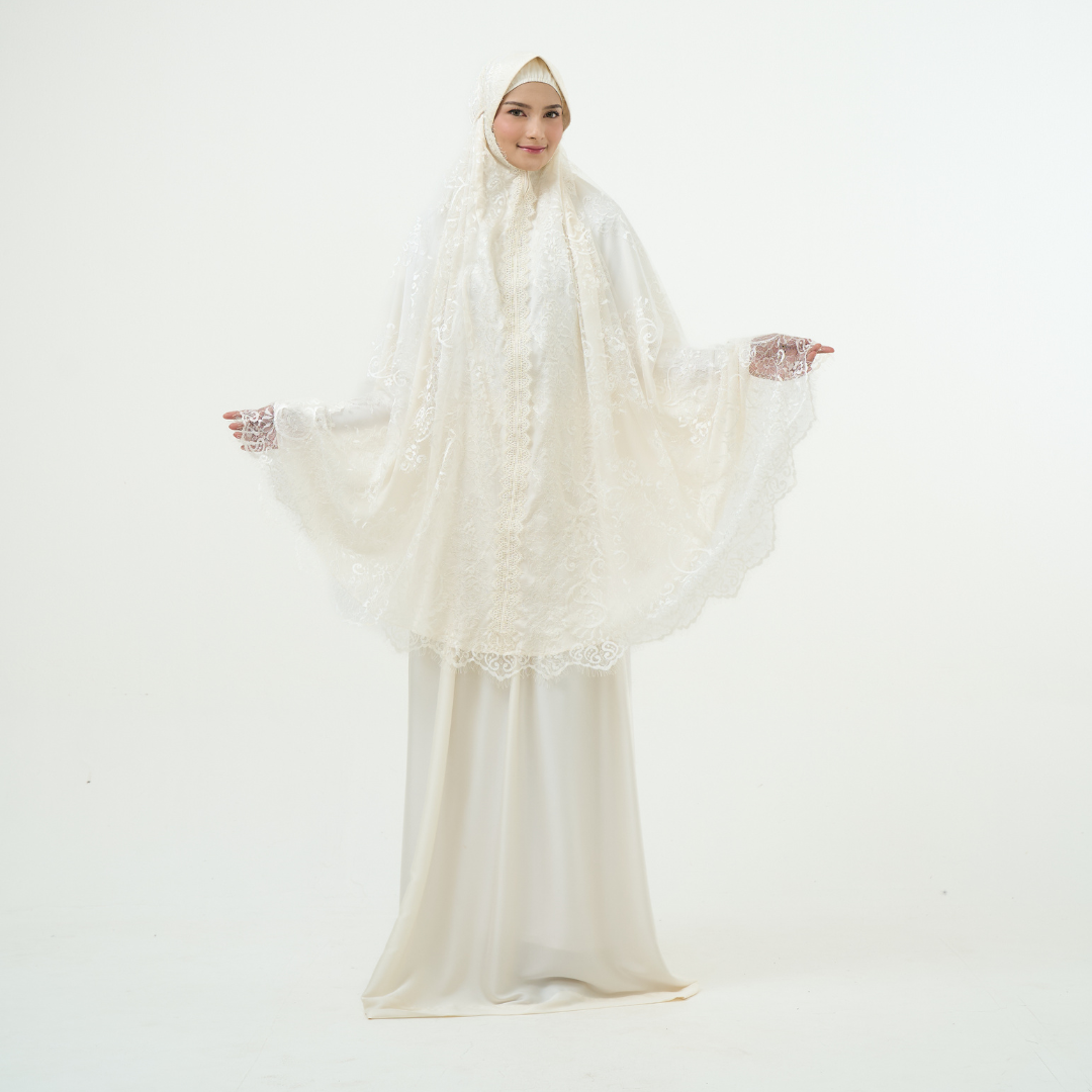 Mukena AIKILA : LAYLA in Ivory