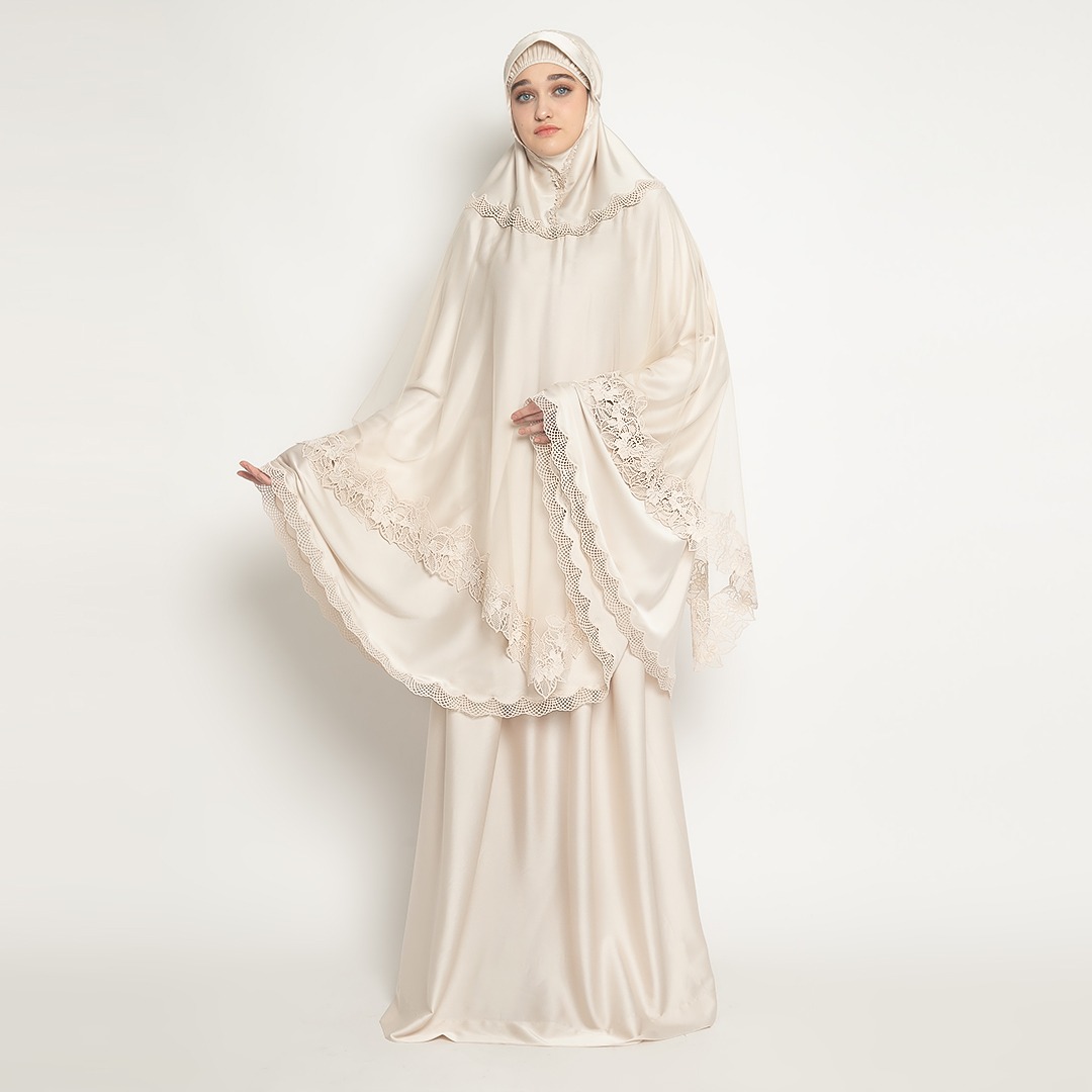 Mukena AIKILA : LEENA in Latte