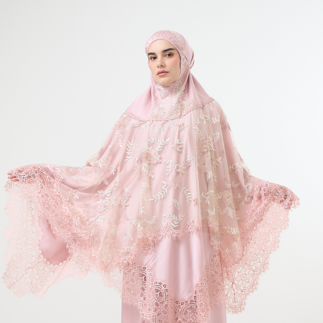 Mukena AIKILA : LEONA in Pink