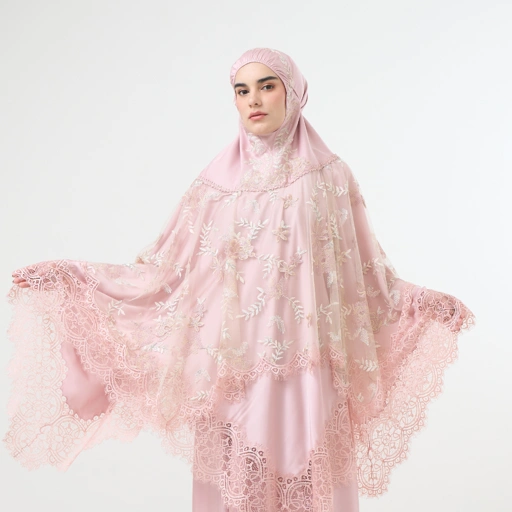 Mukena AIKILA : LEONA in Pink