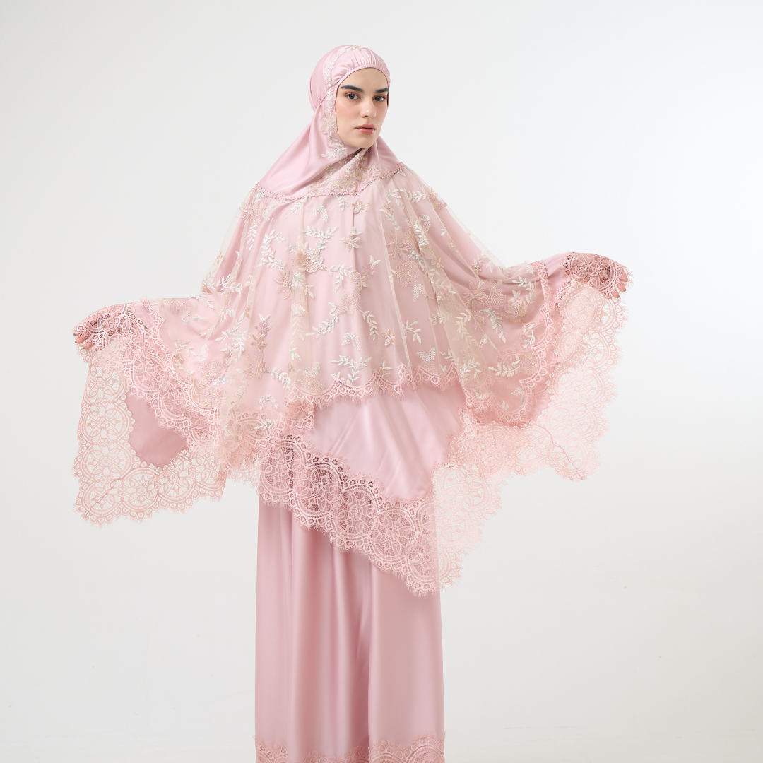 Mukena AIKILA : LEONA in Pink