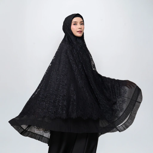 Image of Mukena AIKILA : MAHYRA in Black