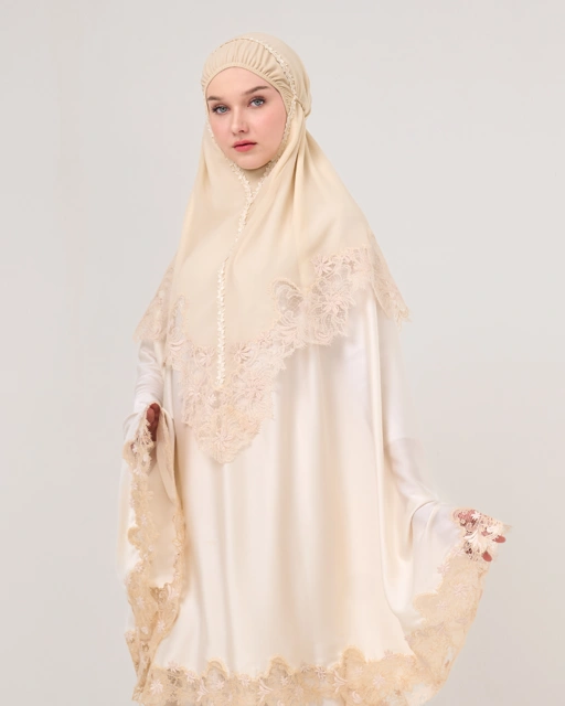Image of Mukena AIKILA : NAIMA in Ivory