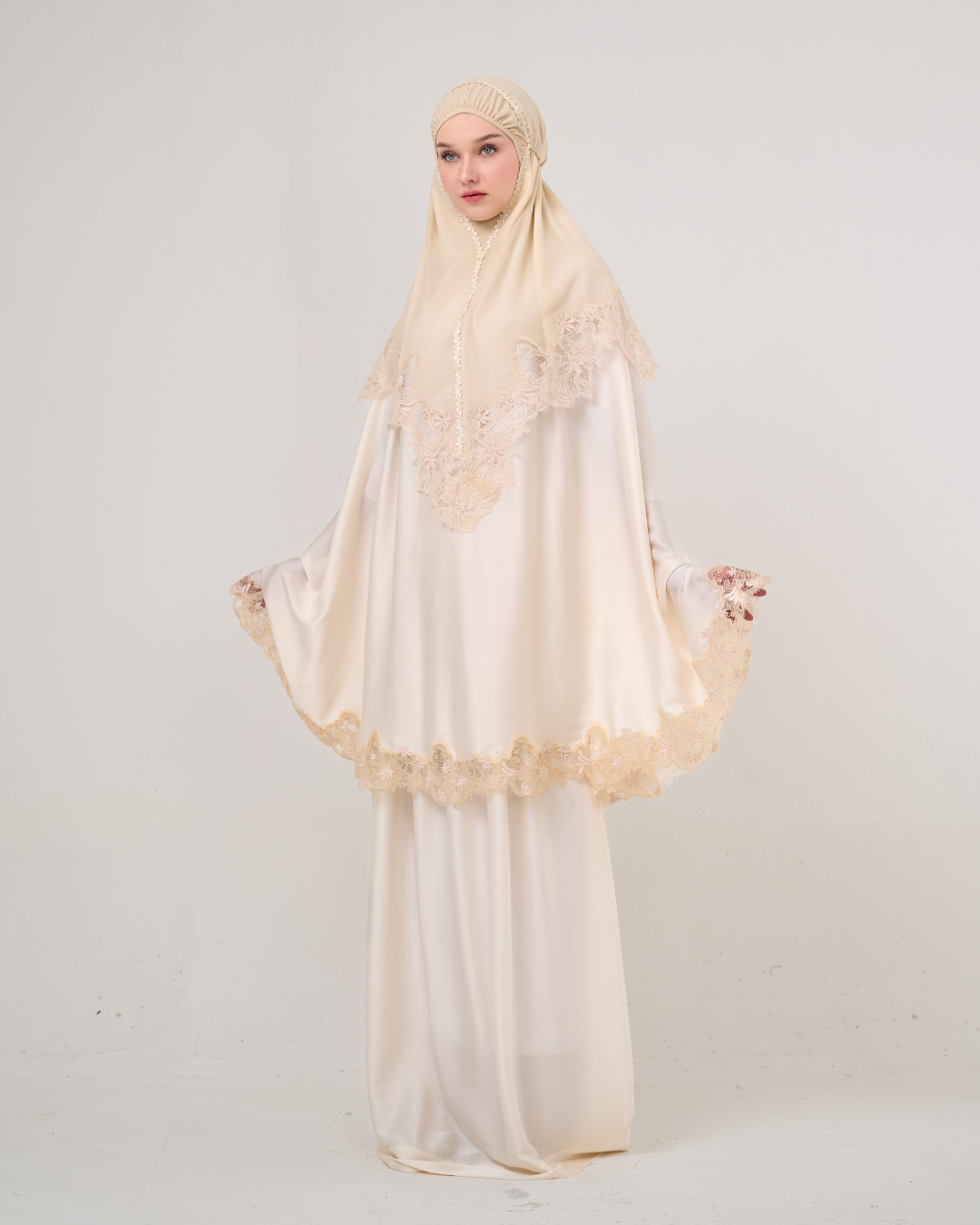 Mukena AIKILA : NAIMA in Ivory
