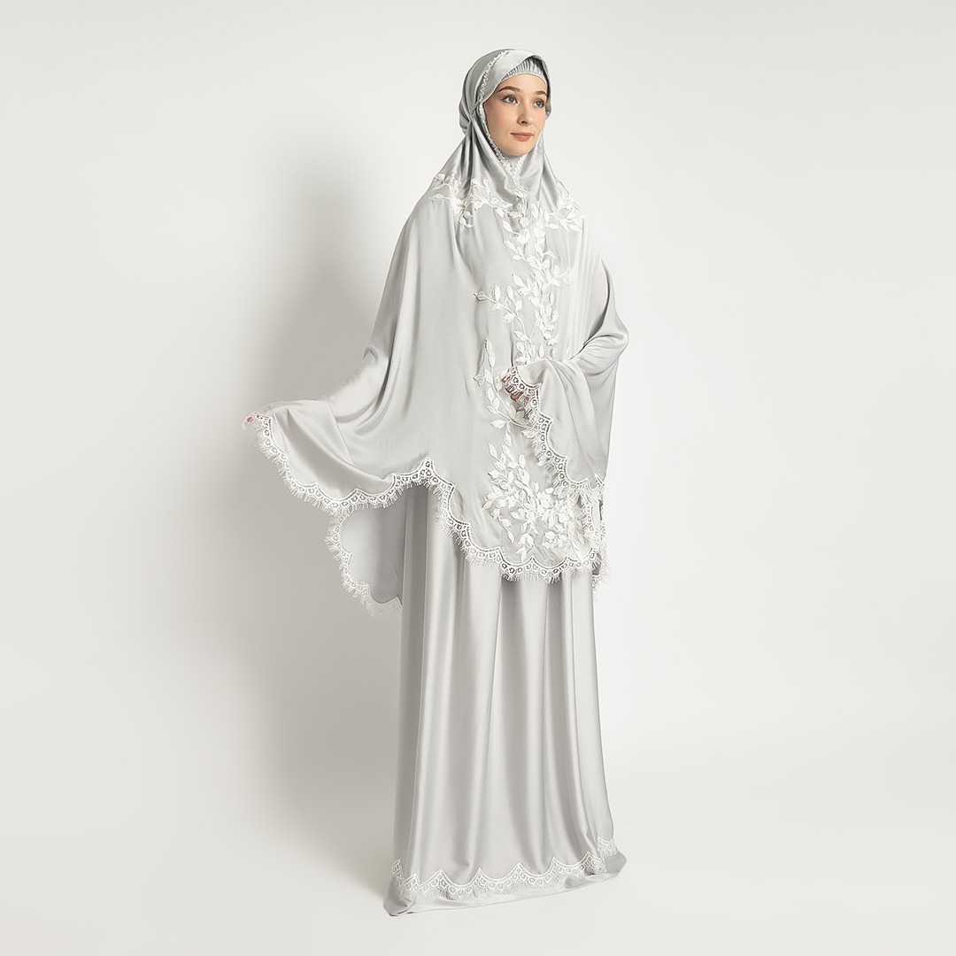 Mukena AIKILA : NASHIRA in Grey