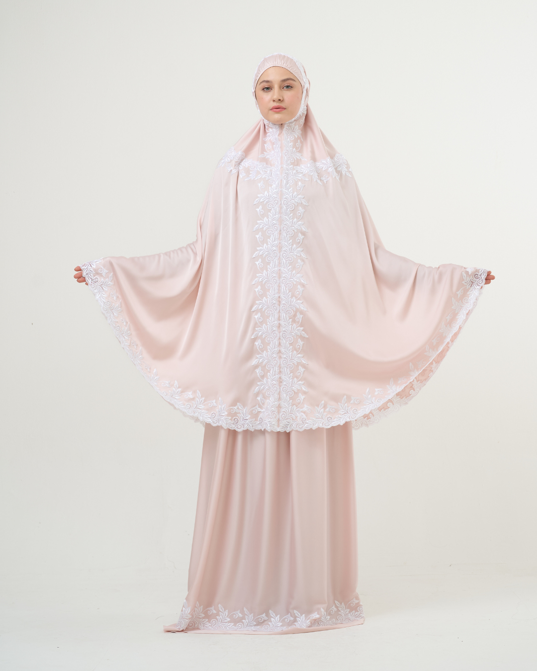 Mukena AIKILA : RAWDA in Baby Pink