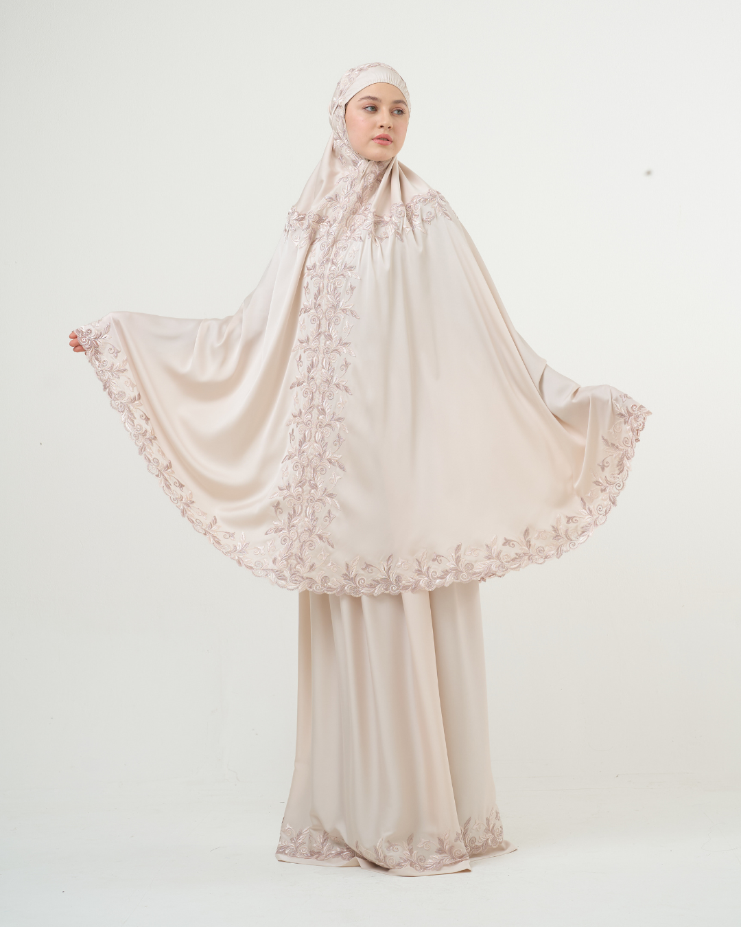 Mukena AIKILA : RAWDA in Latte