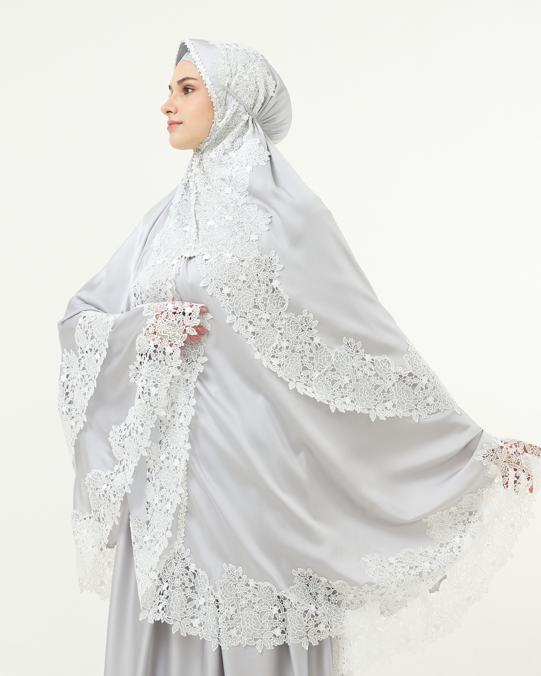 Mukena AIKILA : SAFIYA in Grey