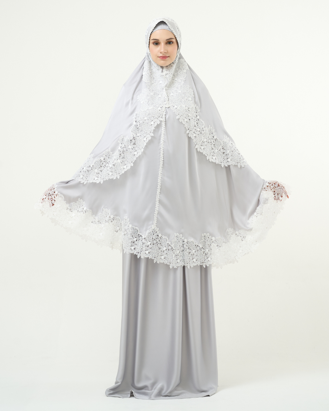 Mukena AIKILA : SAFIYA in Grey