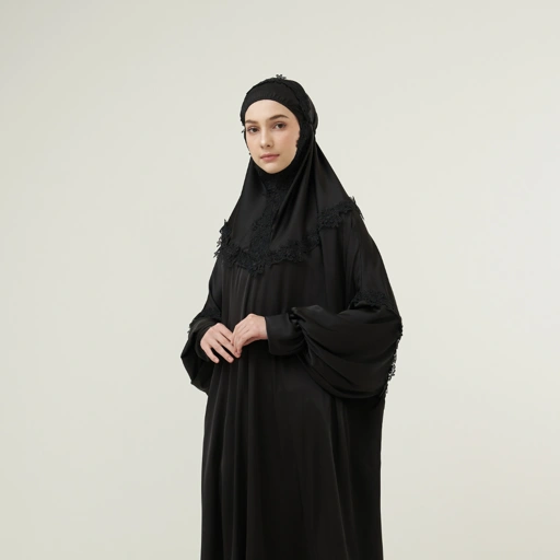 Image of Mukena AIKILA : SAIDA in Black