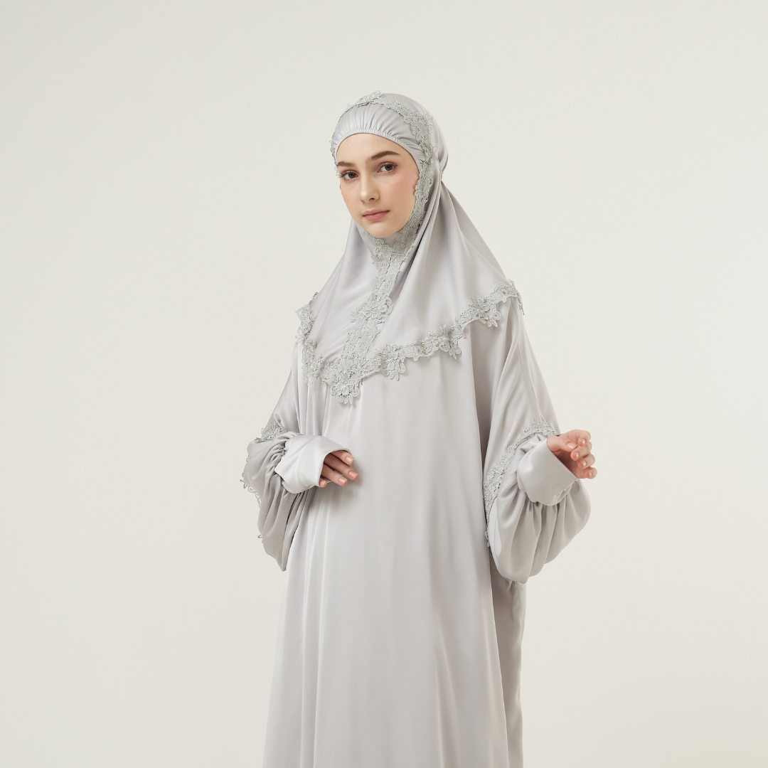 Mukena AIKILA : SAIDA in Grey