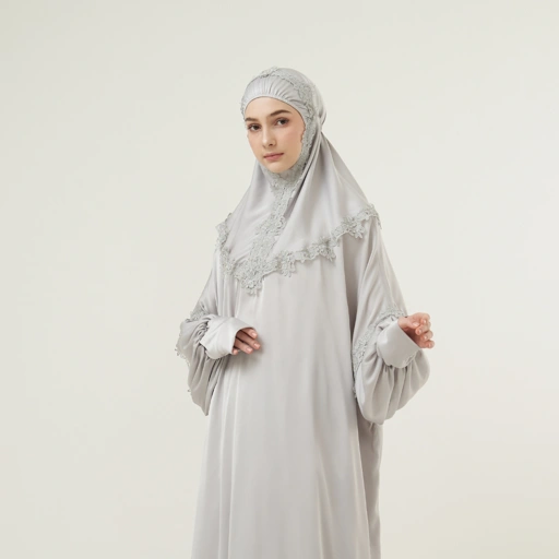 Image of Mukena AIKILA : SAIDA in Grey