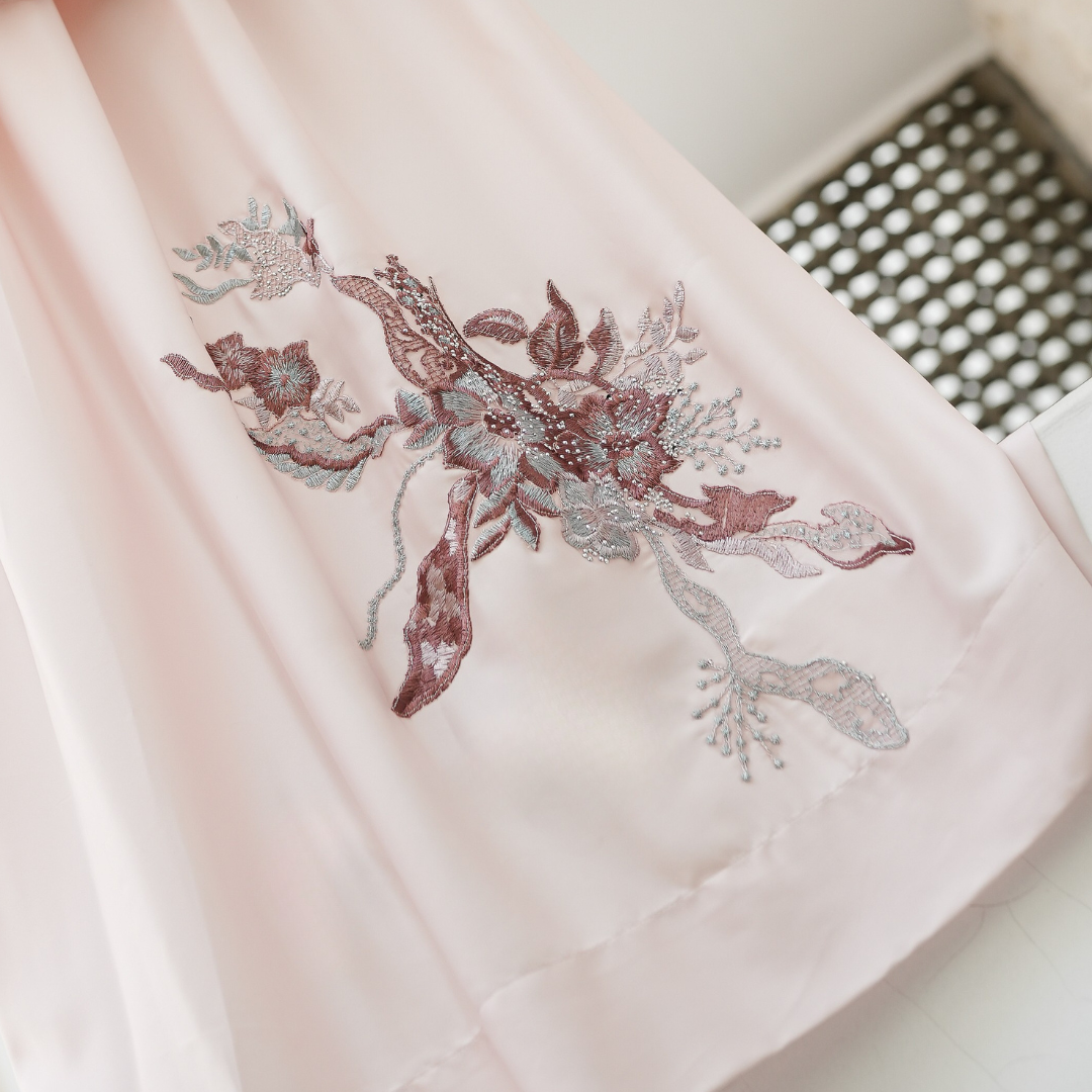 Mukena AIKILA : SAVRINA in Baby Pink