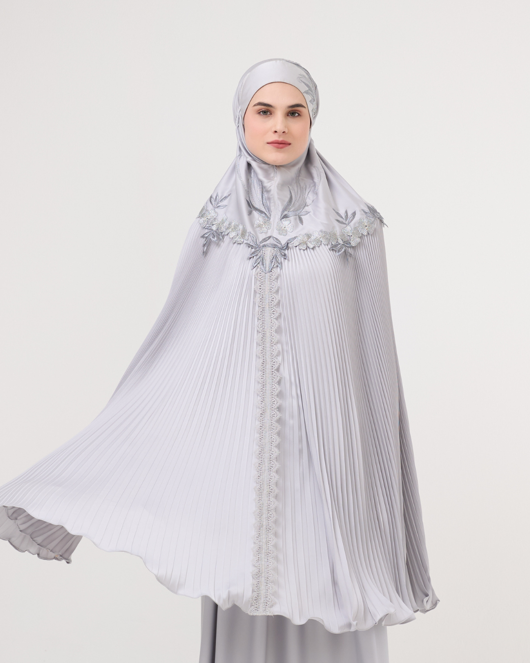 Mukena AIKILA : SEKAR in Grey