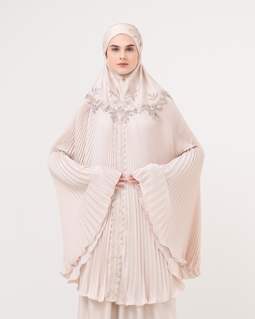 Mukena AIKILA : SEKAR in Latte