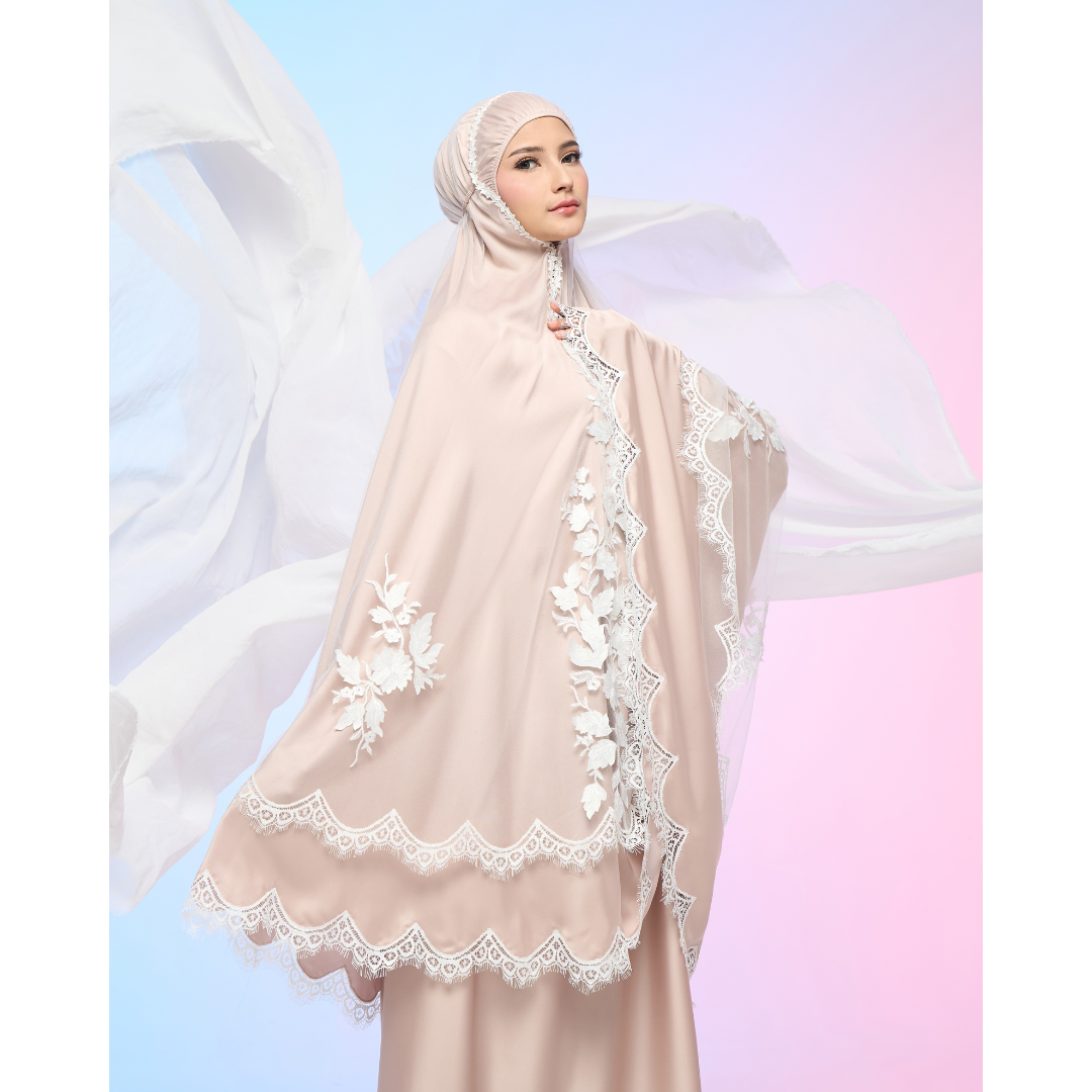 Mukena AIKILA : TIANA in Hazelnut