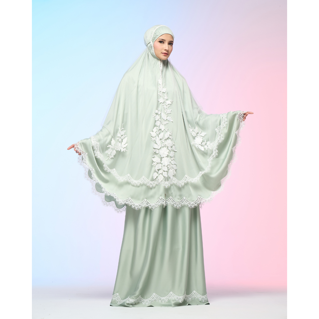 Mukena AIKILA : TIANA in Sage