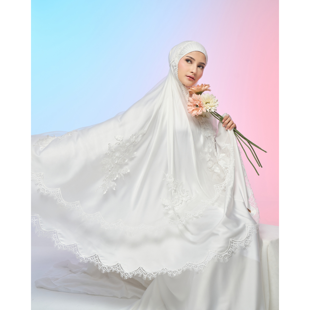 Mukena AIKILA : TIANA in White