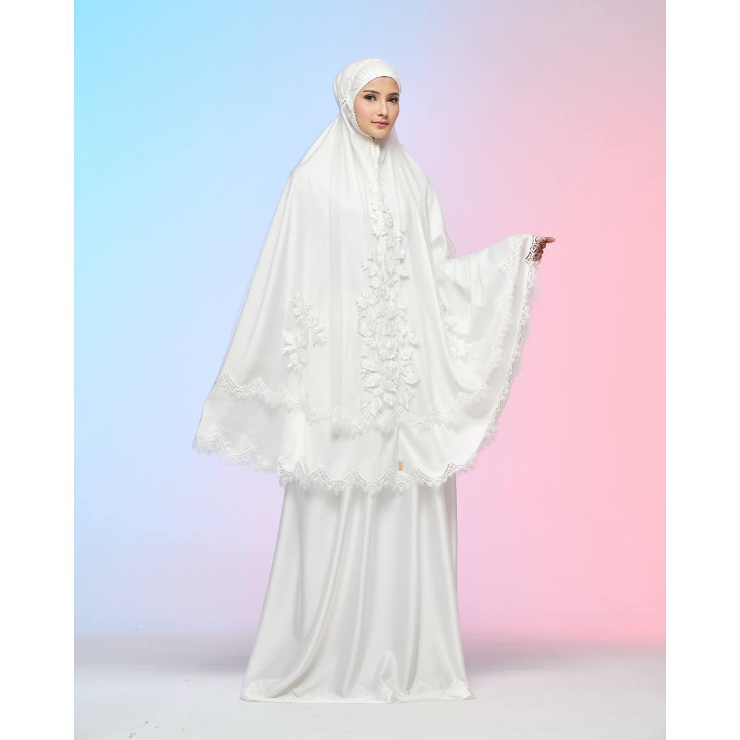 Mukena AIKILA : TIANA in White
