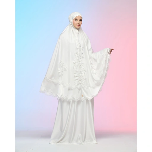 Mukena AIKILA : TIANA in White