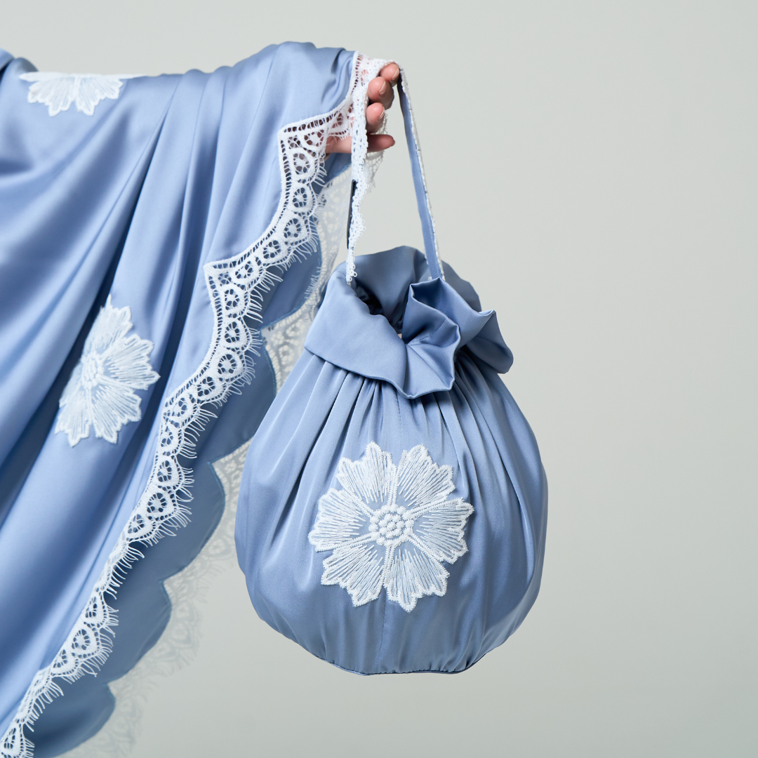 Mukena AIKILA : YAATRA in Stone Blue