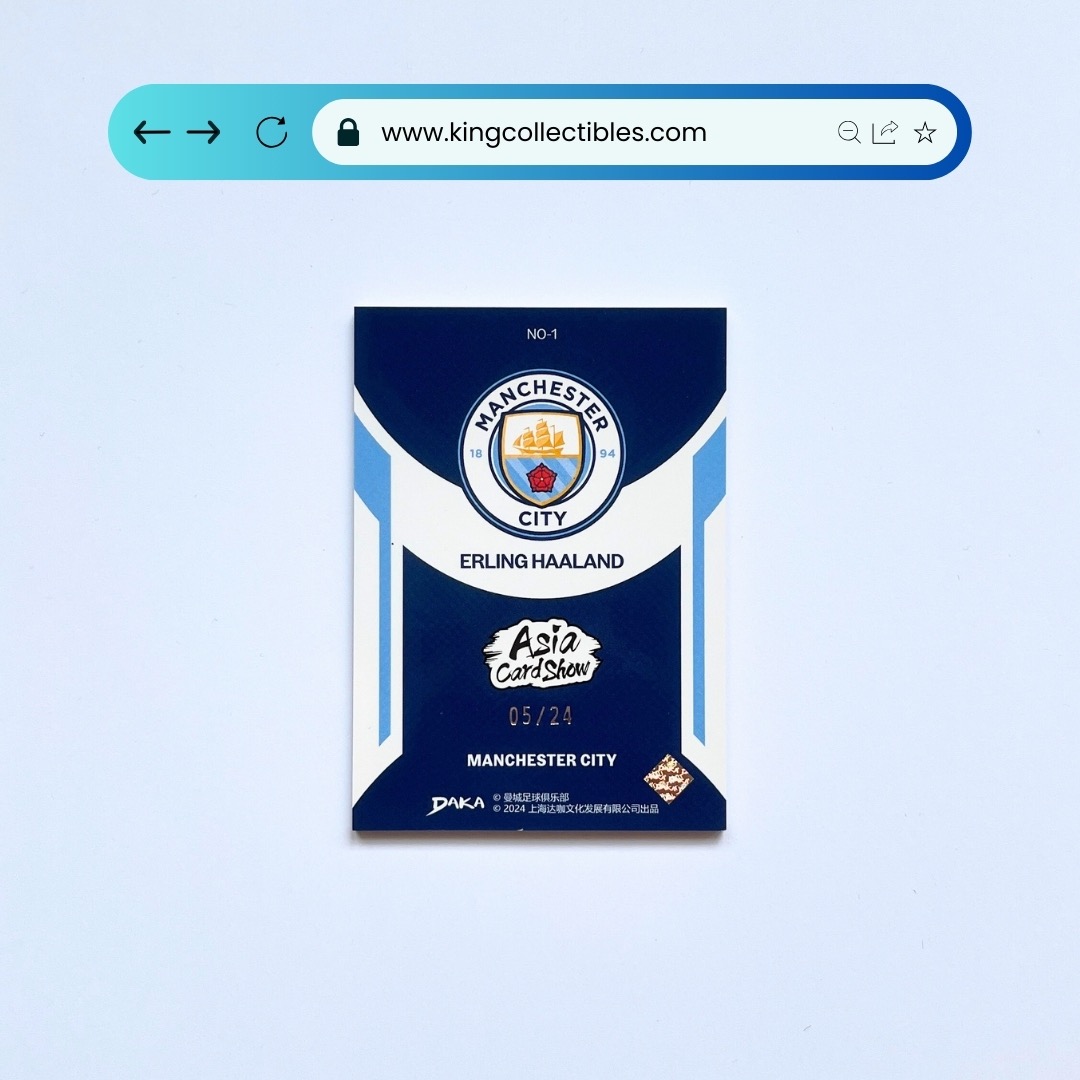 Erling Haaland Daka Asia Card Show #05/24 Manchaster City