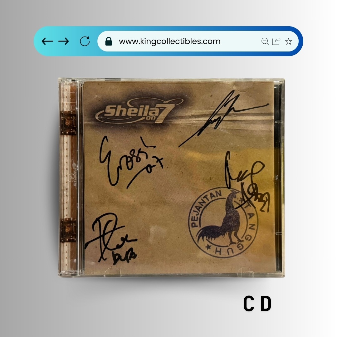 CD Sheila On 7 (10 Album) Full Tanda Tangan Duta, Eros, Adam, Brian.
