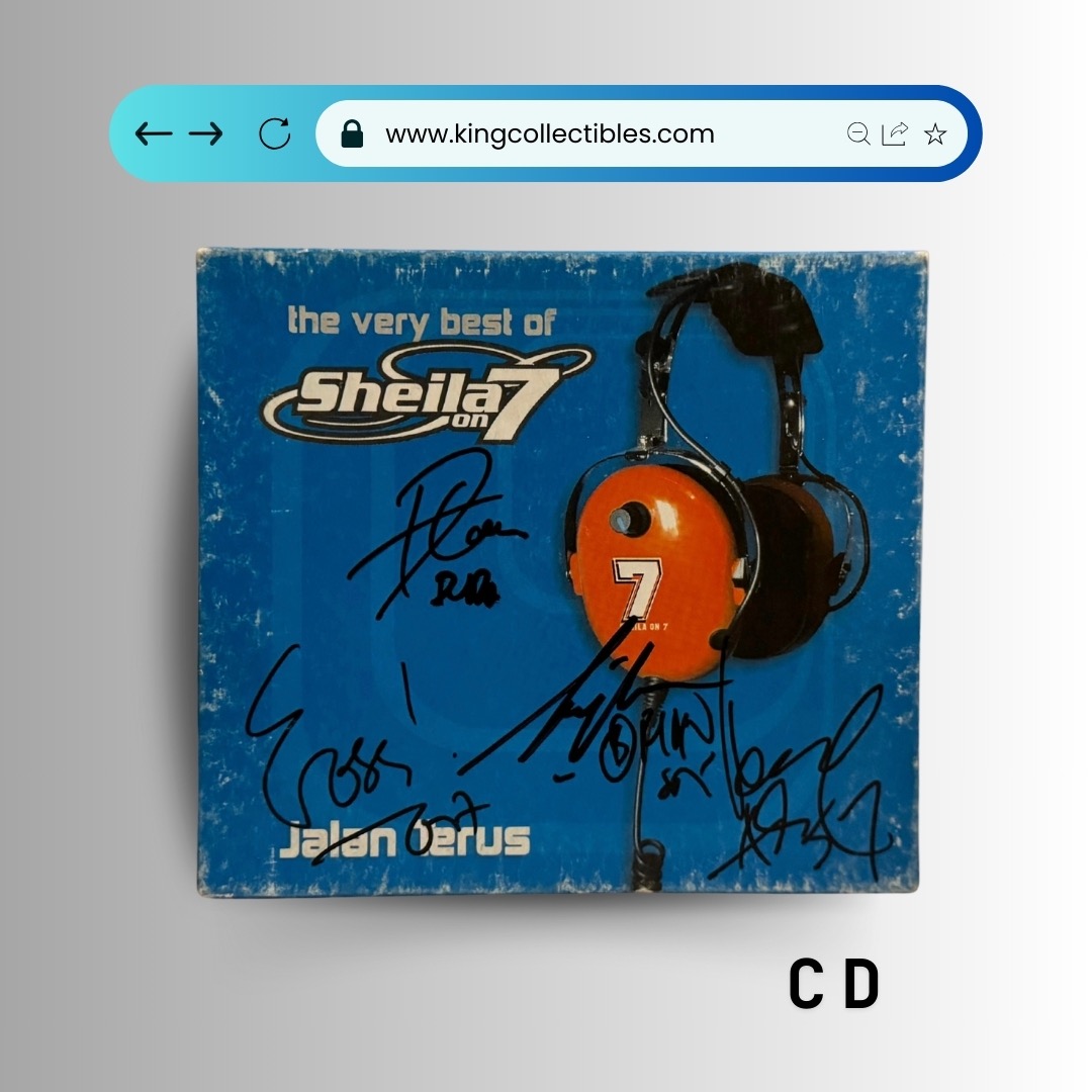CD Sheila On 7 (10 Album) Full Tanda Tangan Duta, Eros, Adam, Brian.