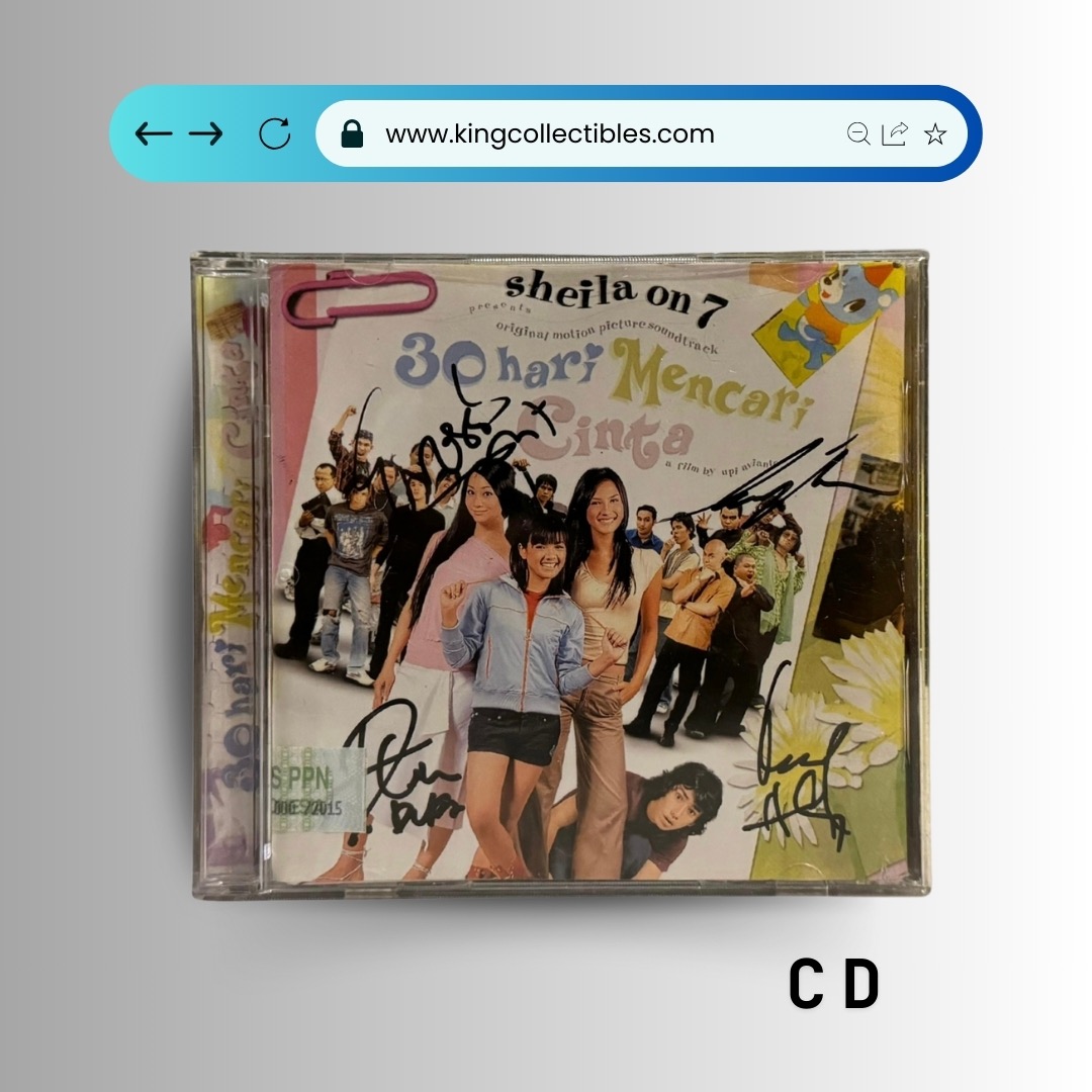 CD Sheila On 7 (10 Album) Full Tanda Tangan Duta, Eros, Adam, Brian.