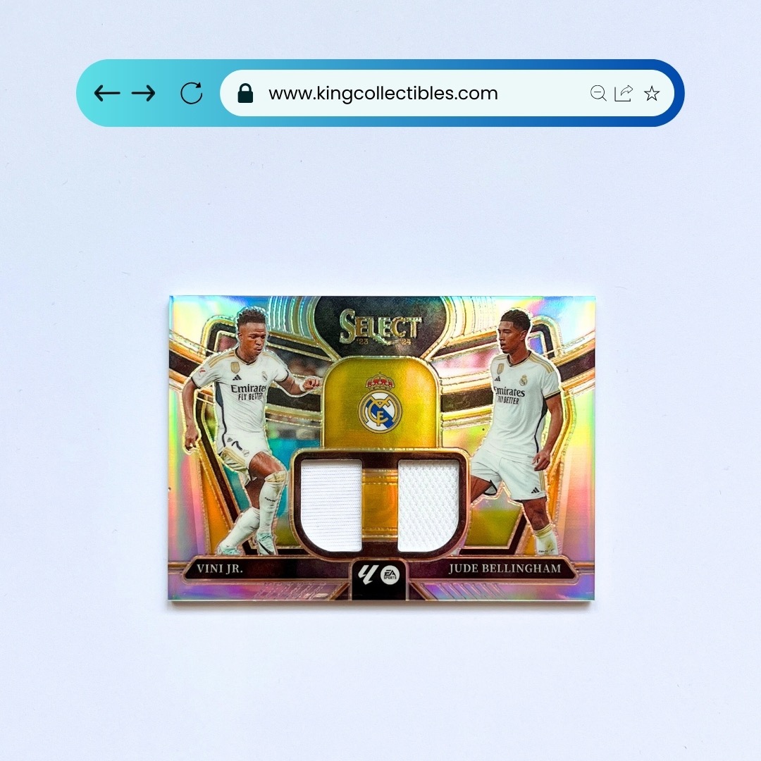 Vini Jr - Jude Bellingham Real Madrid Select  Dual Swatches Panini Prizm